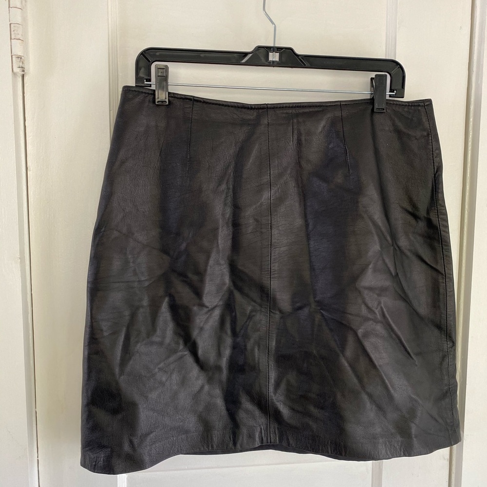 Real Leather Skirt!